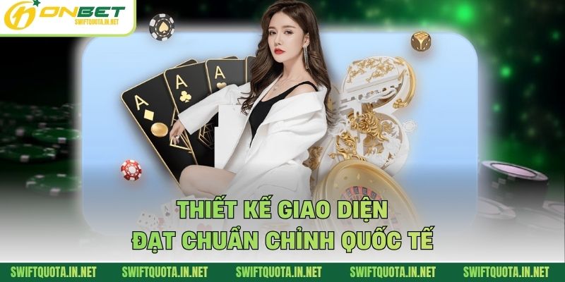 Thiết kế giao diện đạt chuẩn chỉnh quốc tế